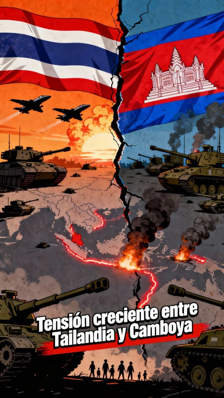 Tensión creciente entre Tailandia y Camboya