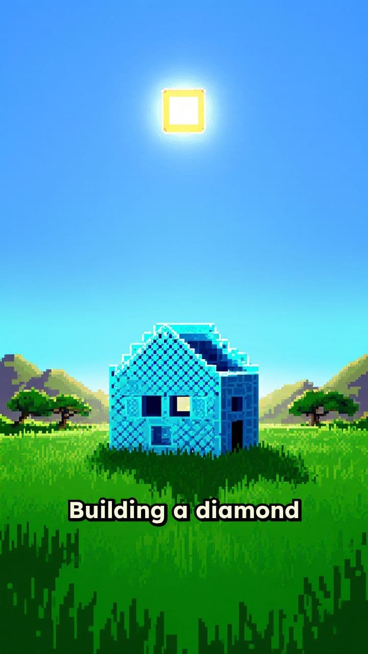 Minecraft Diamond House Construction Guide