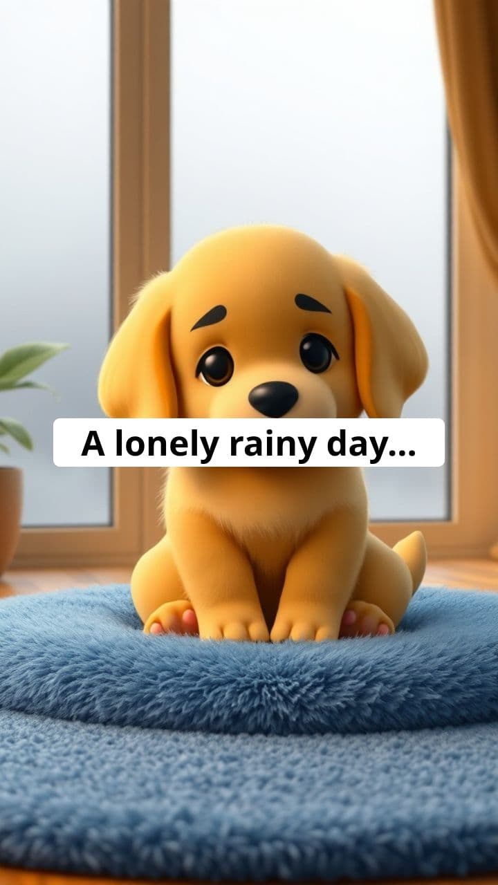 A Puppy's Rainy Day Surprise