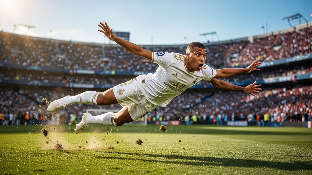 Mbappé y el penal teatral