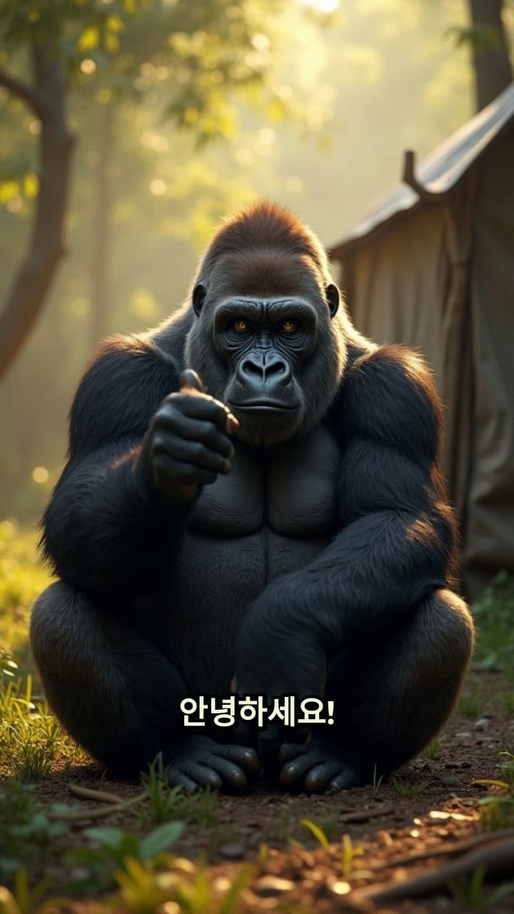 정글 고릴라 브이로그: 나의 하루