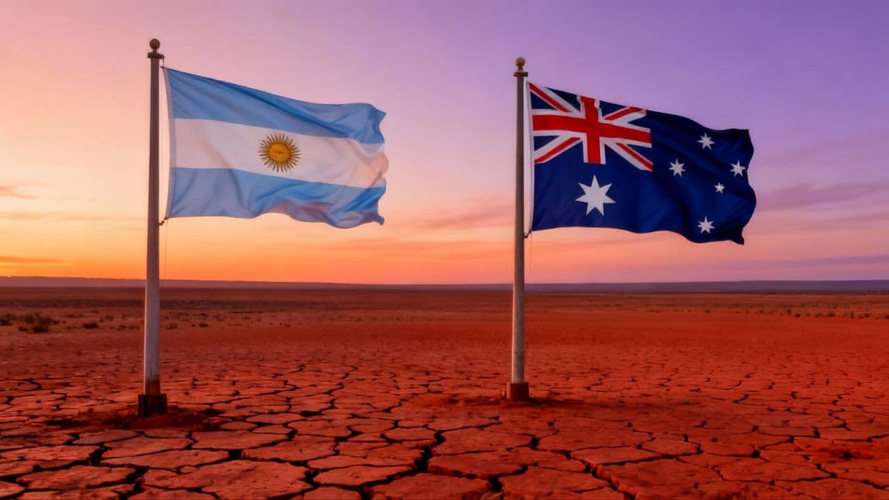 Flags of the World in the Outback