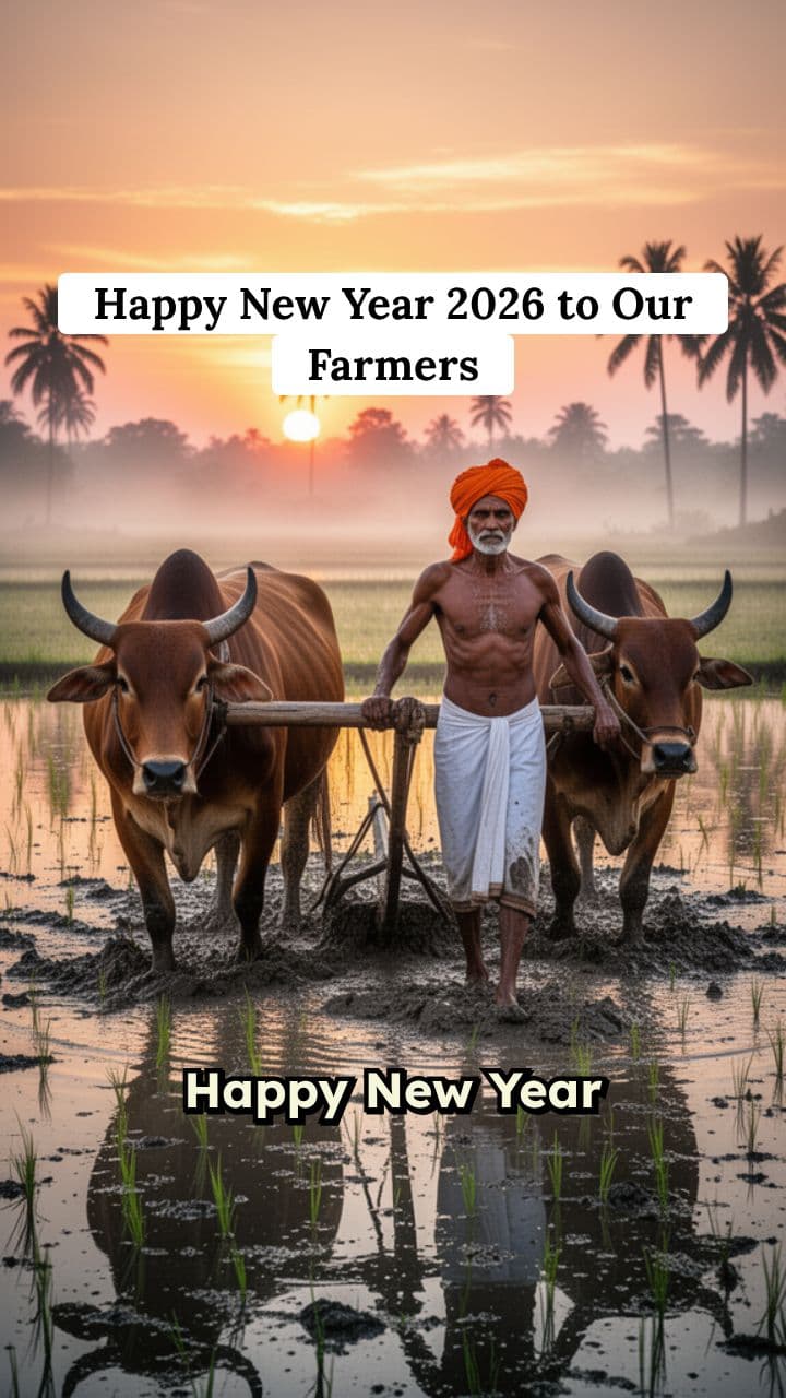 New Year 2026 Farmer Tribute