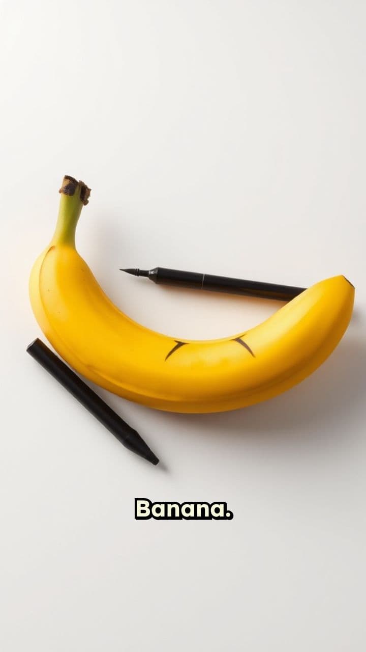 Banana and Eyeliner