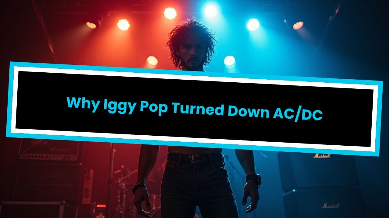 The Reason Iggy Pop Refused to Join AC/DC