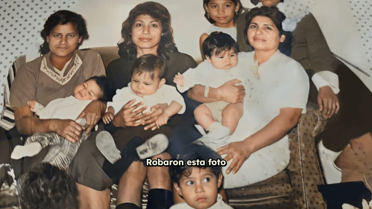 El reflejo oculto en la foto familiar