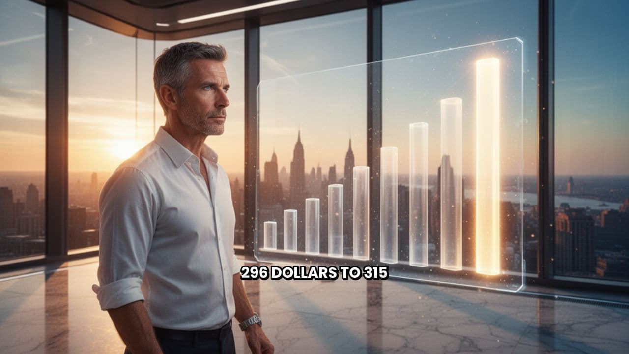 Price Rises 6% from $296 to $315