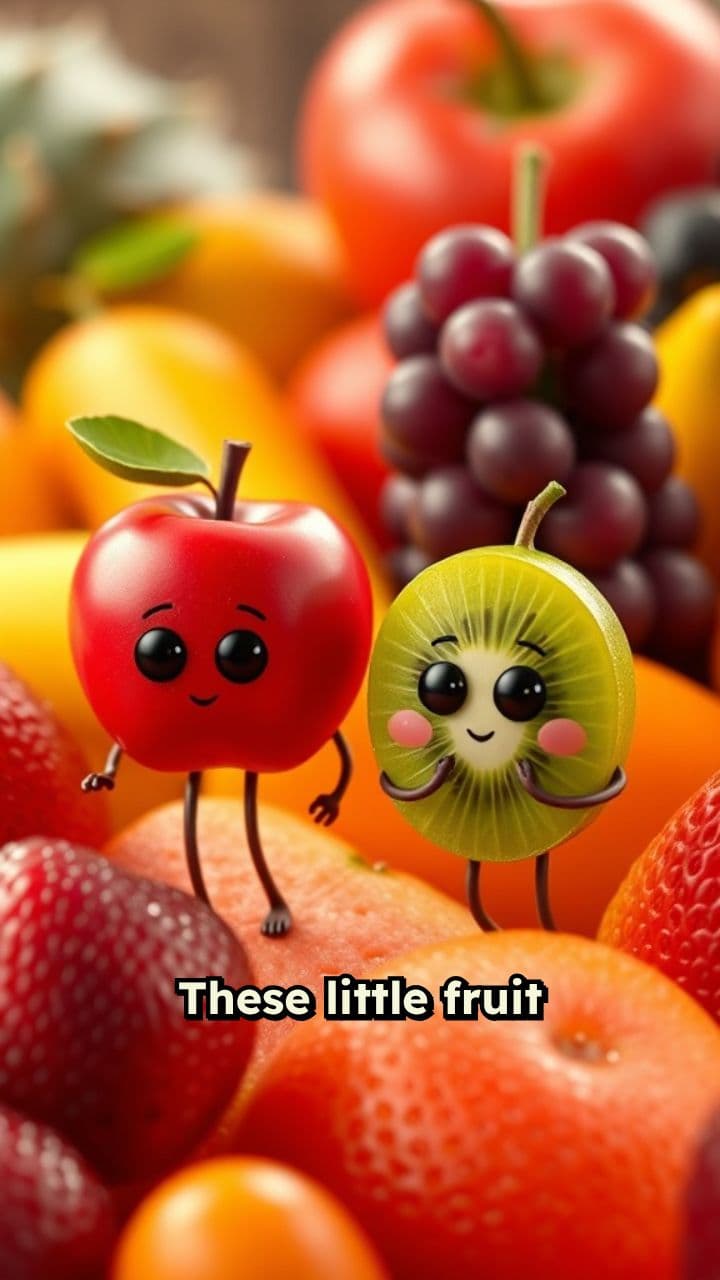 Fruit Characters' ASMR Feast