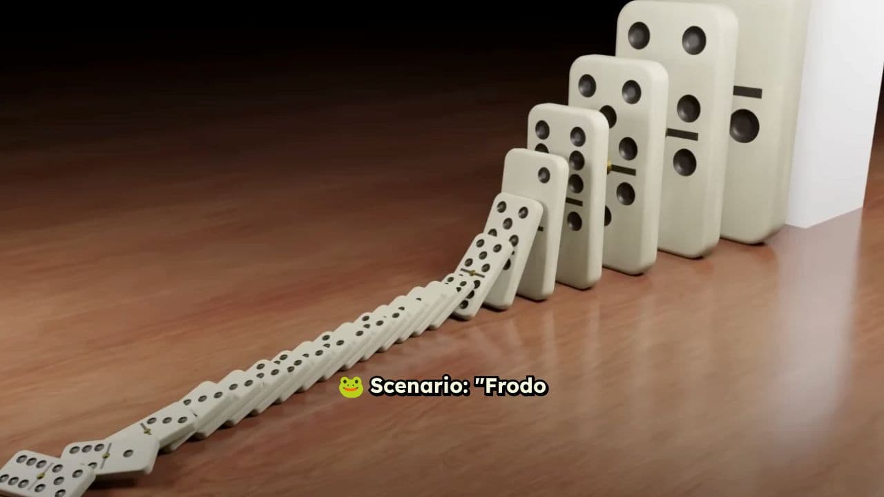 Frodo's Unexpected Leap