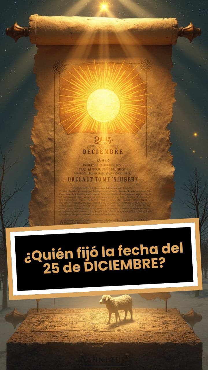 ¿Quién fijó la fecha del 25 de DICIEMBRE?