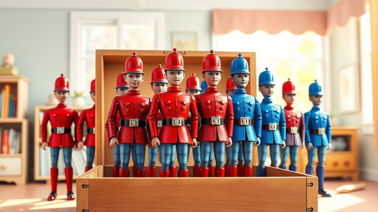 El soldadito de plomo y la bailarina