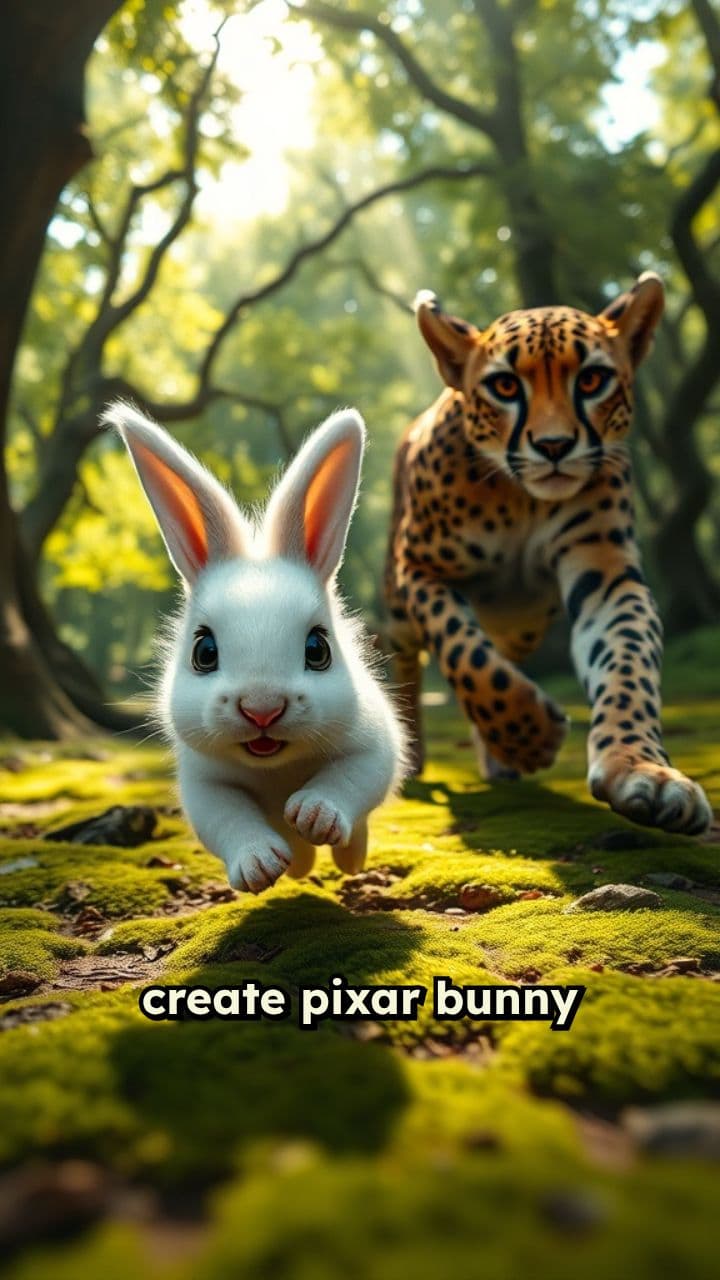 Bunny's Wild Escape from the Cheetah