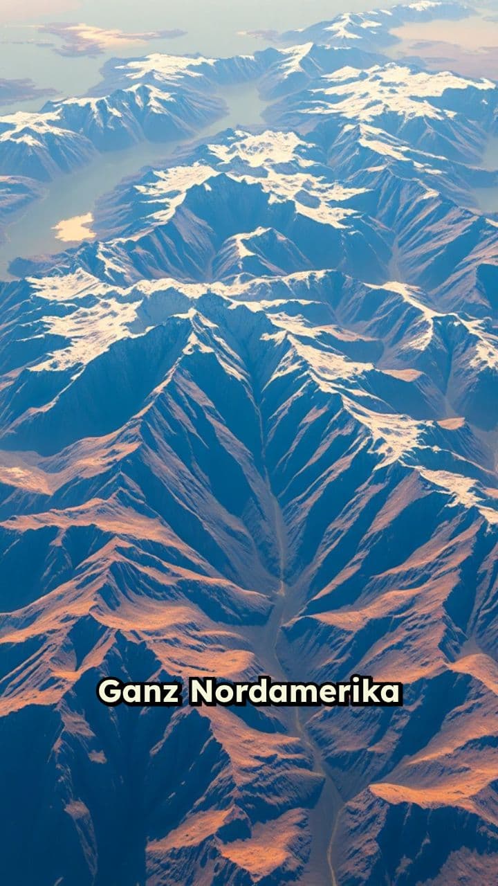 Gebirgsketten Nordamerikas: Appalachen und Kordilleren