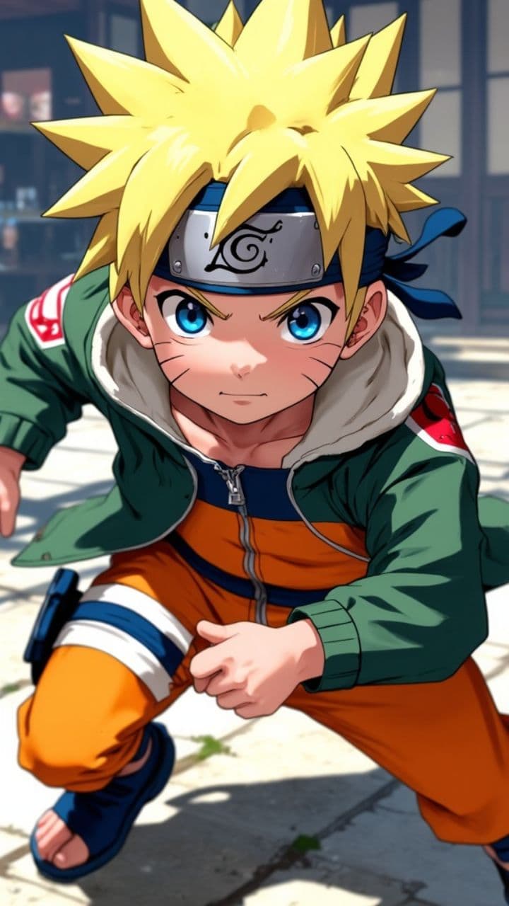 Ninja Run Through Hidden Leaf Village