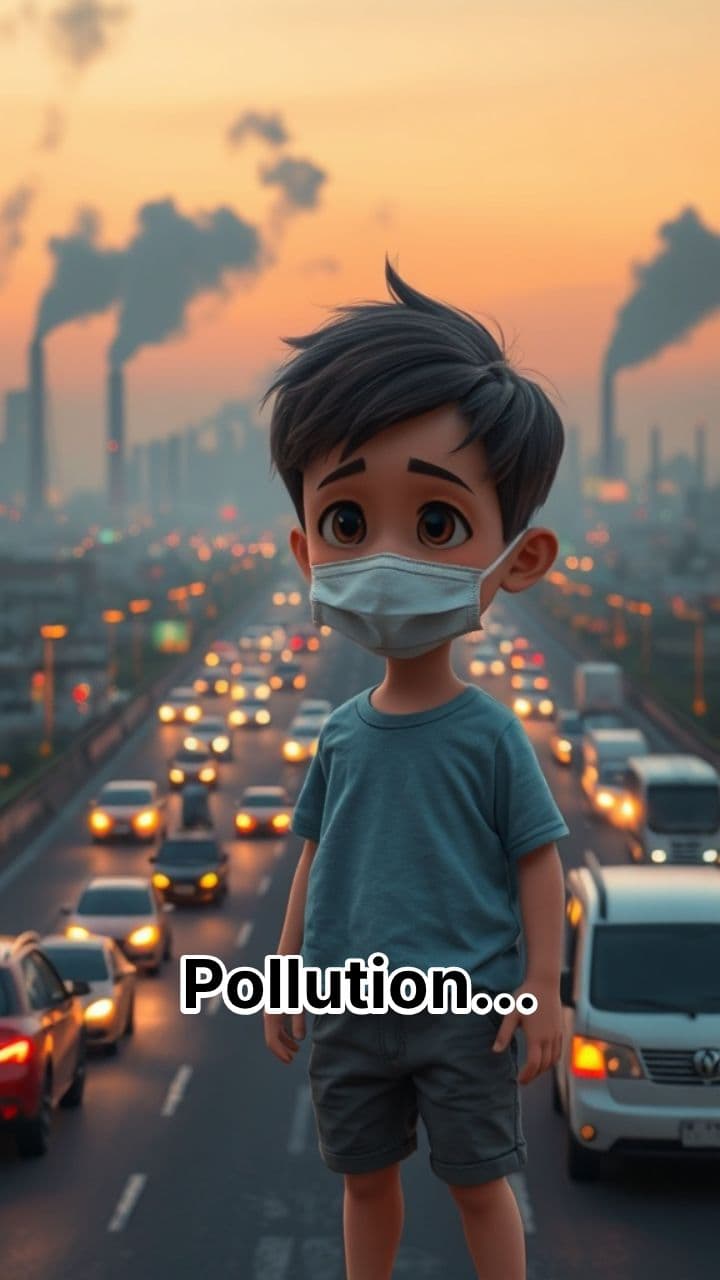 1-Minute Pollution Animated Video