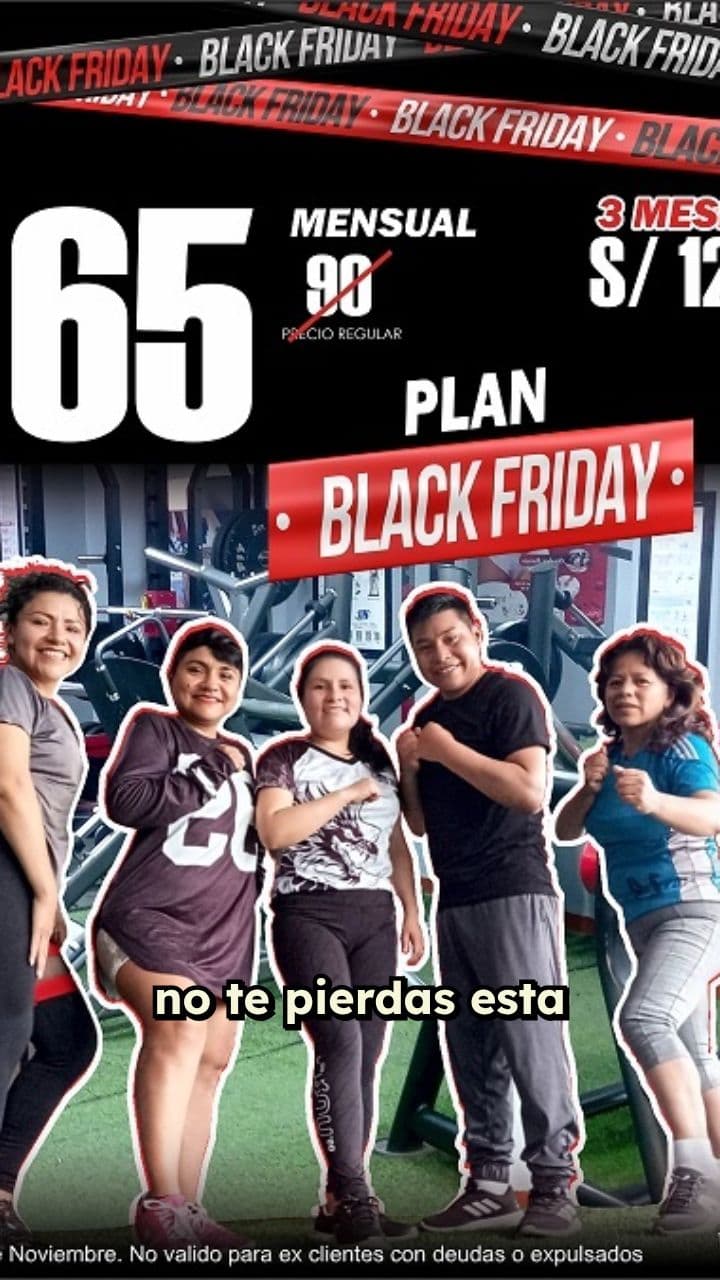 Black Friday al final del mes