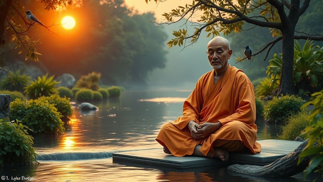 Serene Contemplation in Melodic Depth