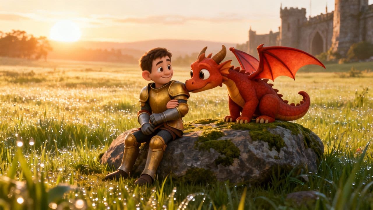 A Knight and His Dragon