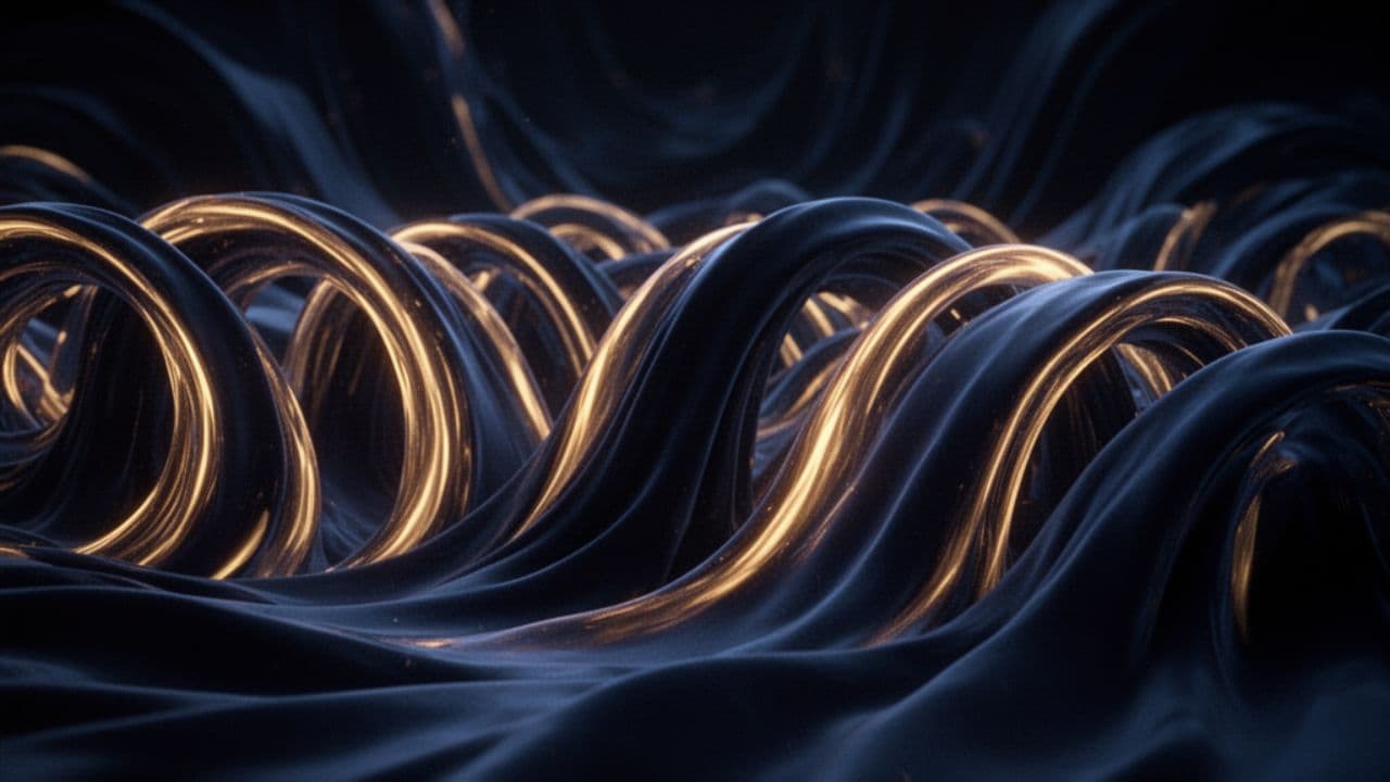 Deep Sleep: Flowing Light Waves