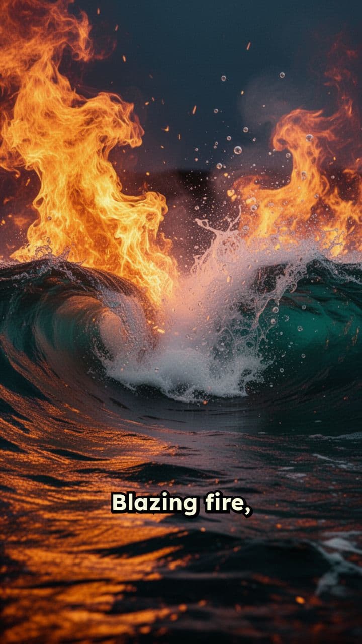 Fire and Sea Collision