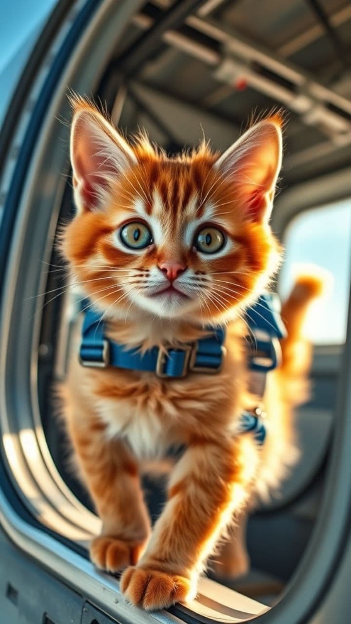 Cat Skydiving Adventure