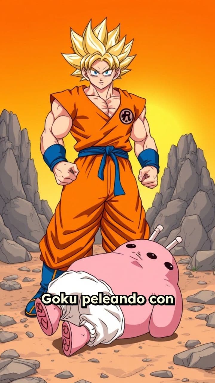 Goku vence a Majin Boo