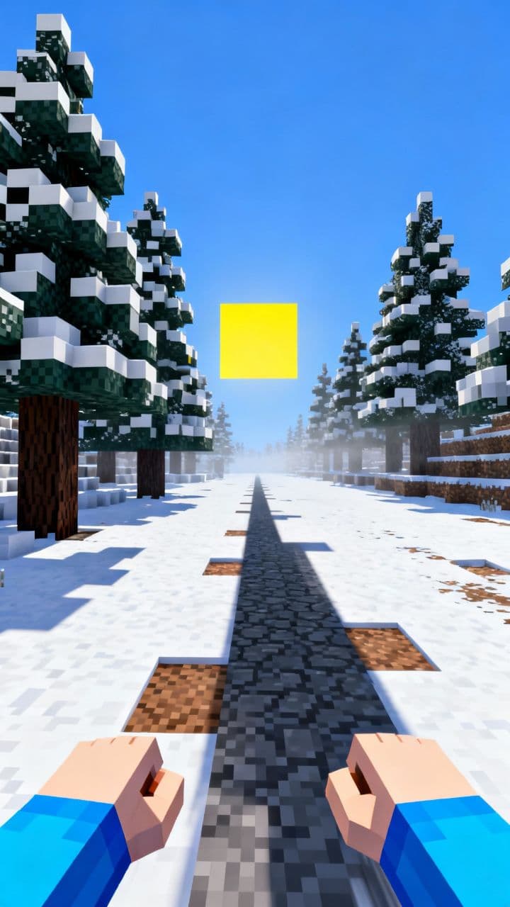 Minecraft Winter Biome Speedrun