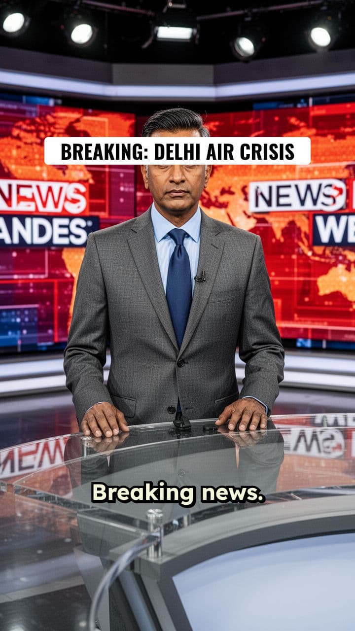 New Delhi Air Quality Crisis Breaking News