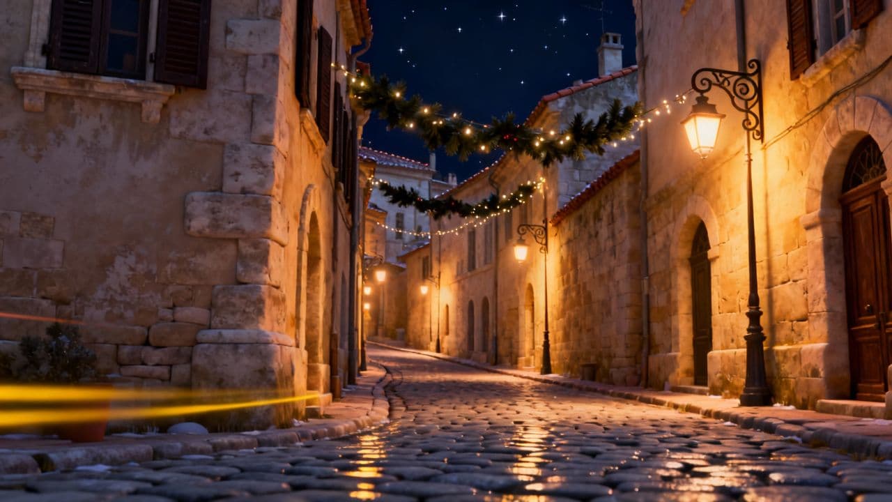 #7991-A Golden Night in Arles