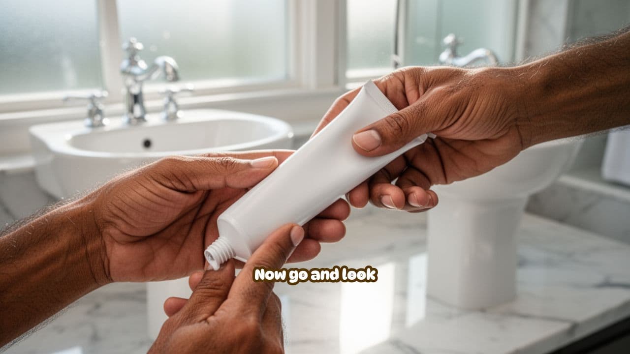 Toothpaste Tube Color Mark Myth