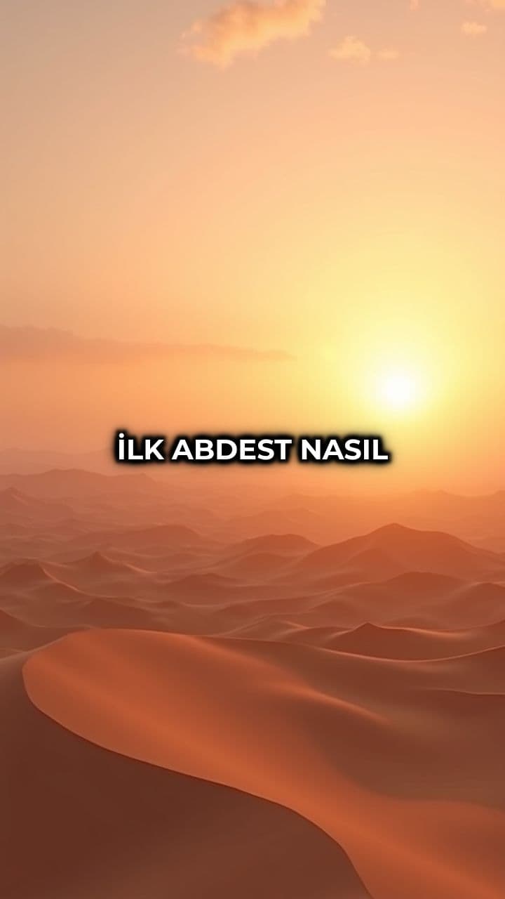 İlk Abdestin Hikayesi