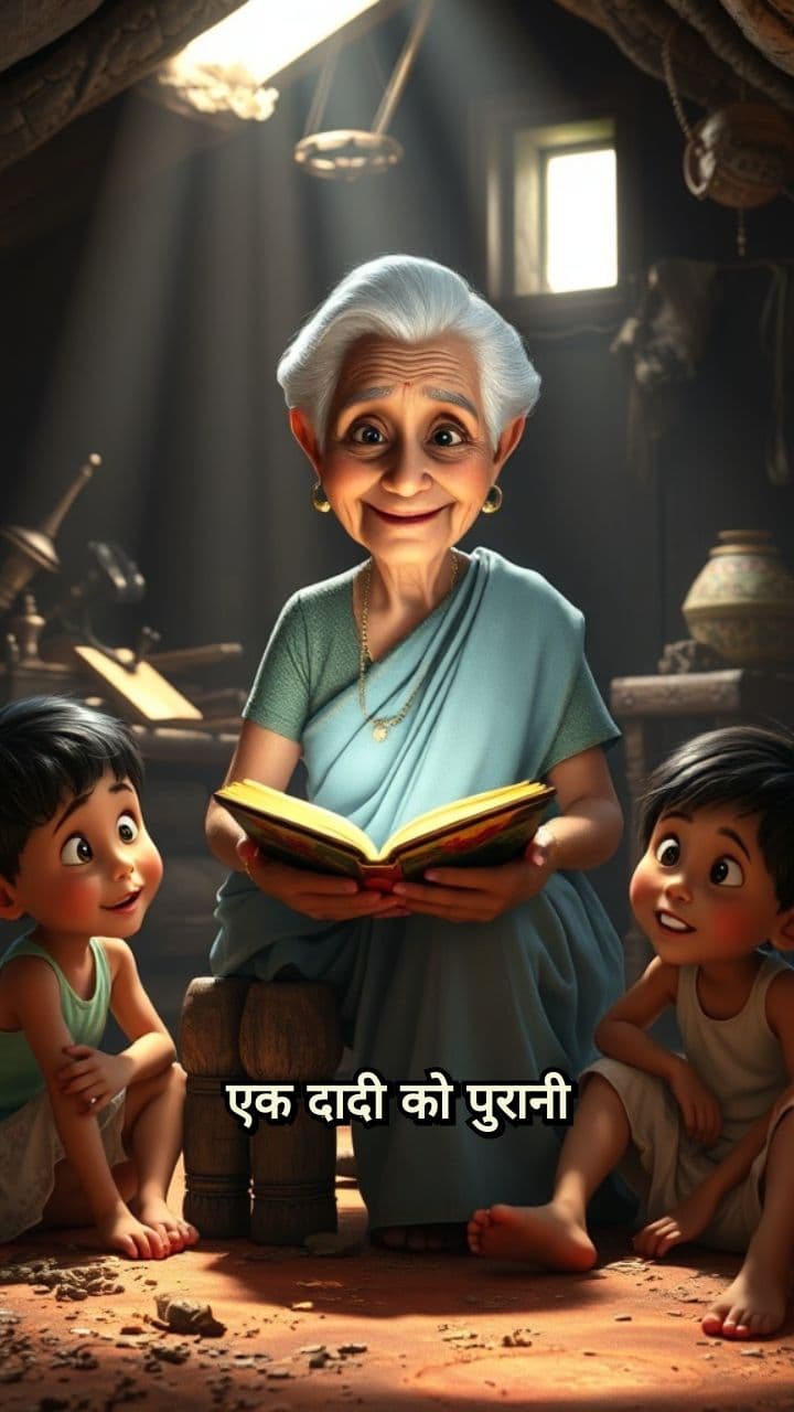 दादी की कहानी और किताब का शोर