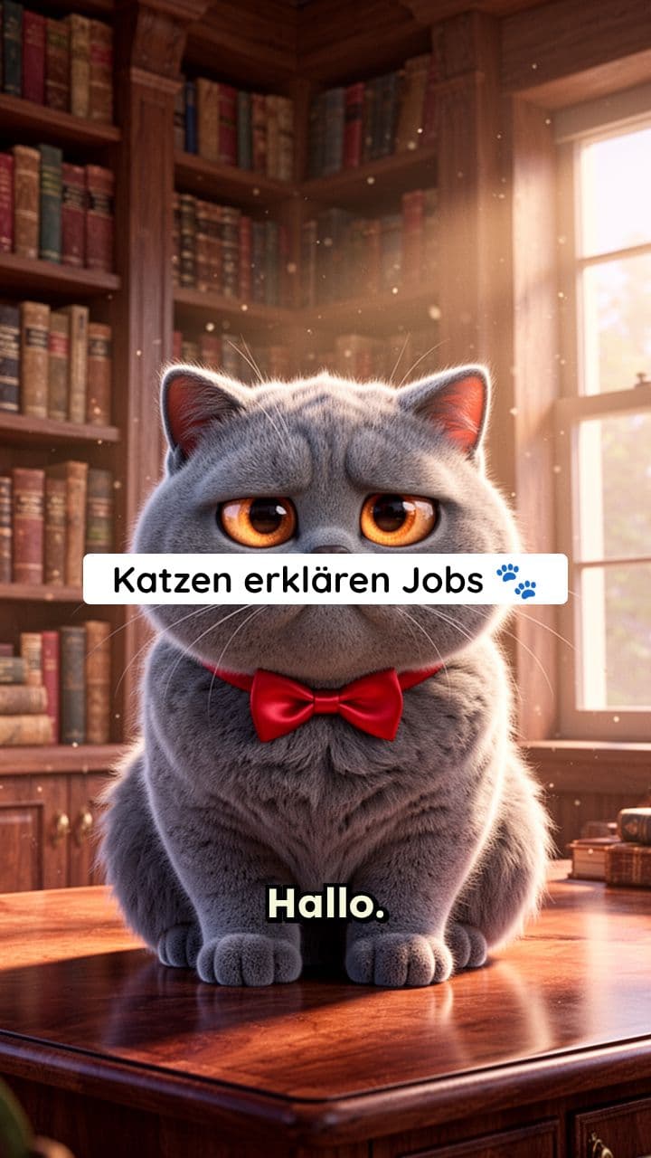 Katzen erklären Jobs