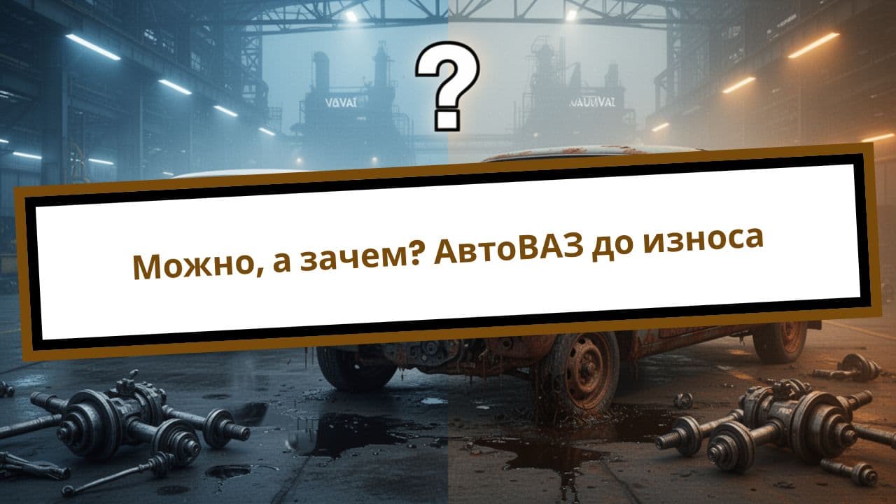 Можно, а зачем? АвтоВАЗ до износа