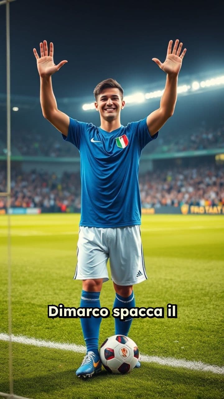 Dimarco segna e l'Italia esplode di gioia