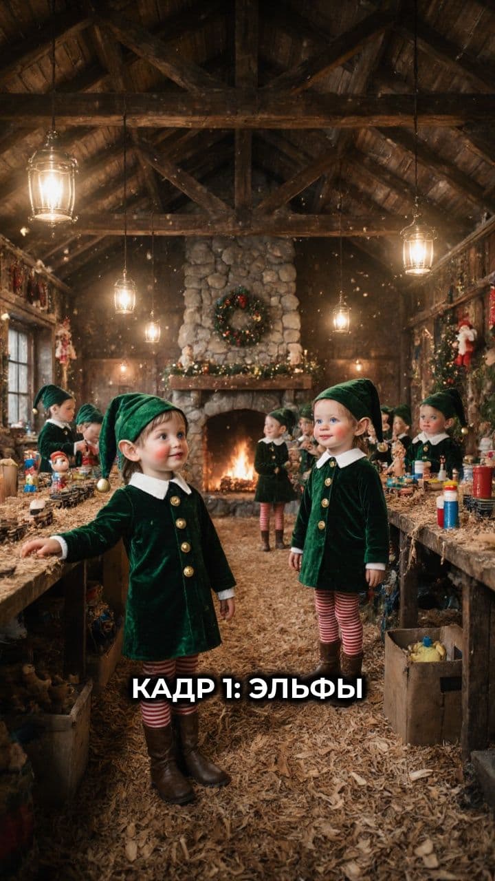 Путь Санты к Новому году