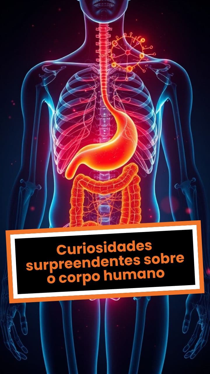 Curiosidades surpreendentes sobre o corpo humano