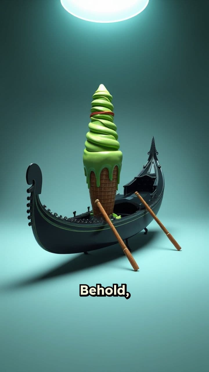 The Gondola-Gelato: A Glitchy Journey