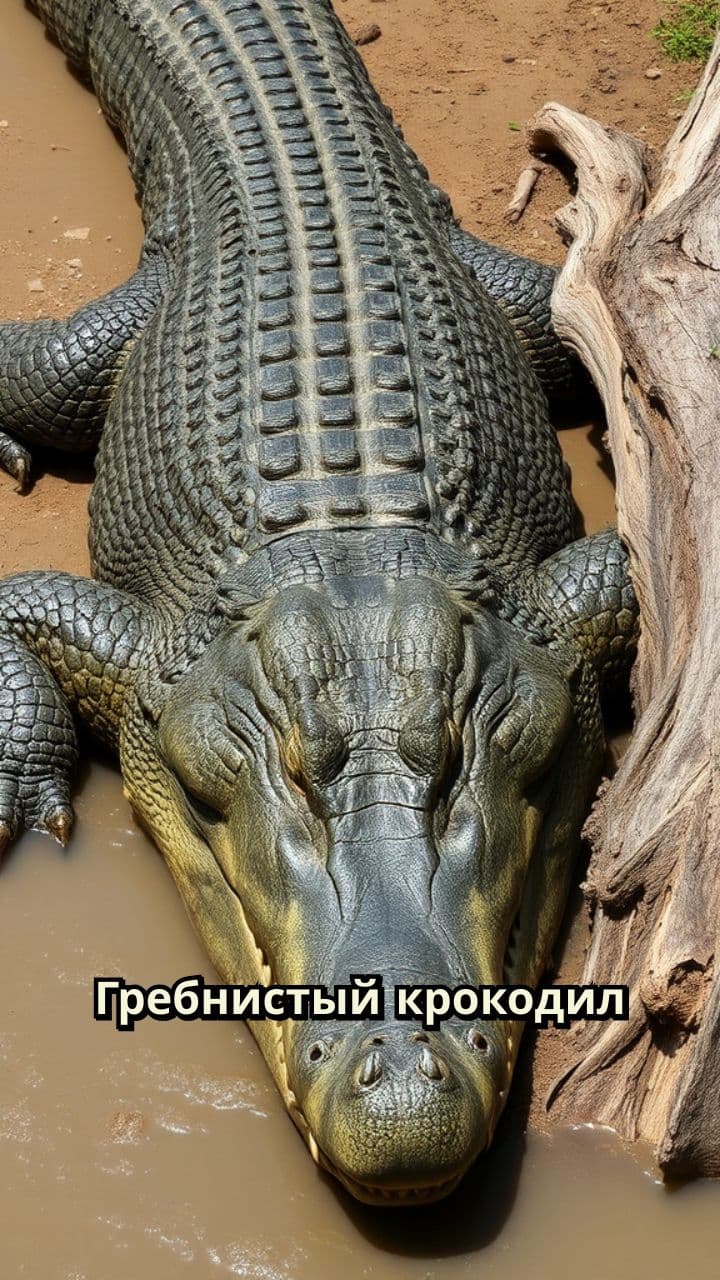 Гребнистый крокодил: опасный хищник Австралии