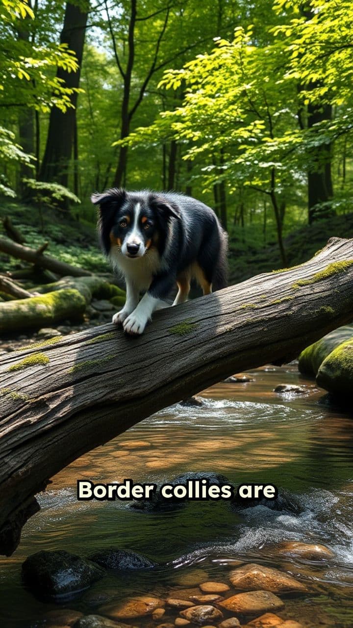 Navigating Challenges: A Border Collie's Instinct