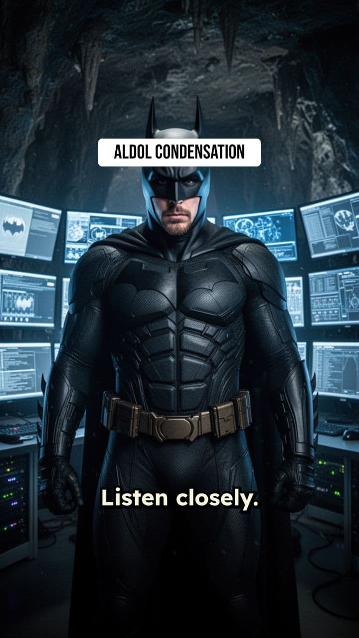 Batman's Chemistry Lesson: Aldol Condensation