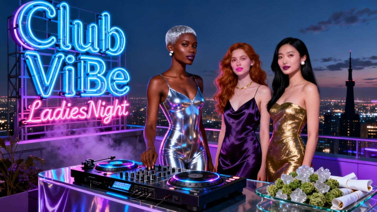 Club ViBe Ladies Night Scene