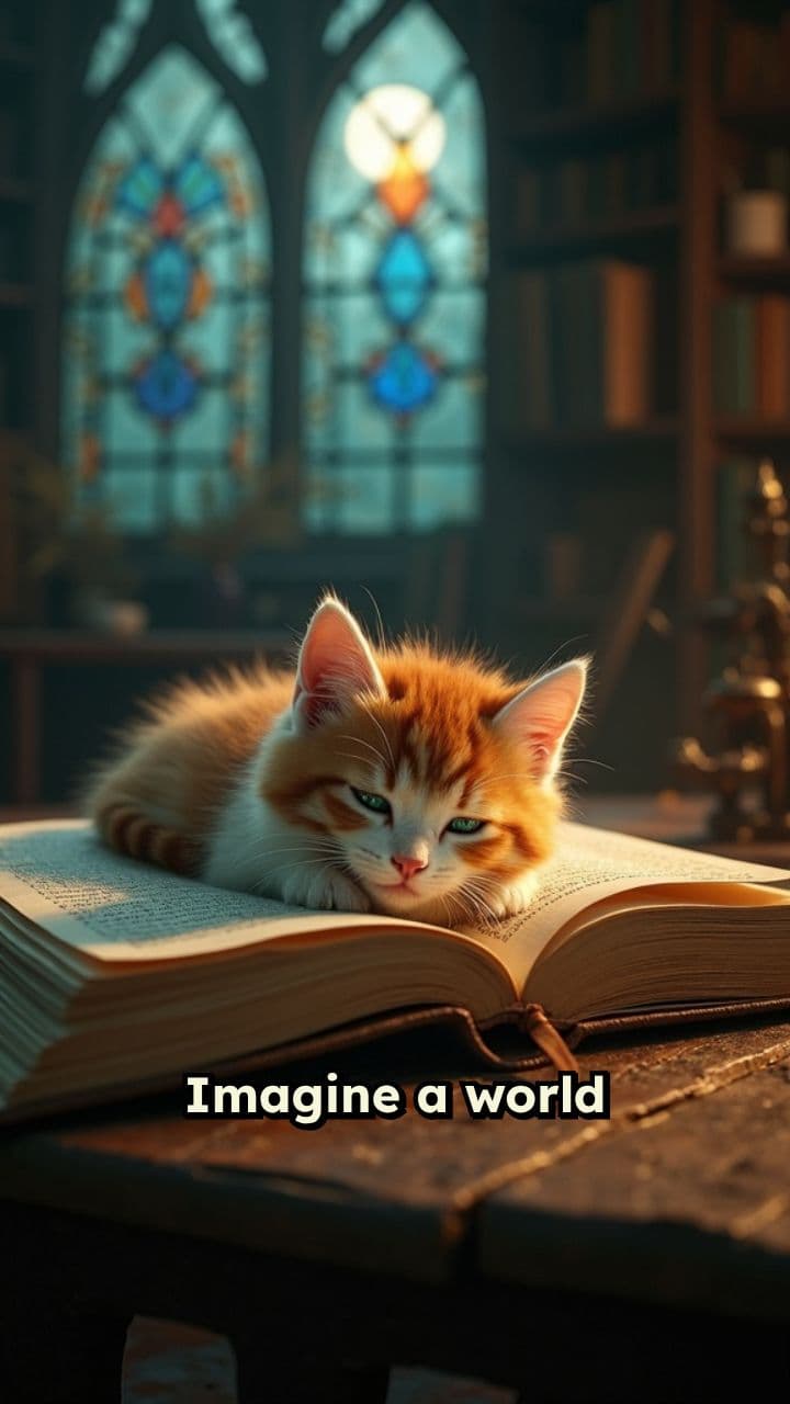 The Dreamy Adventures of a Sleepy Kitten