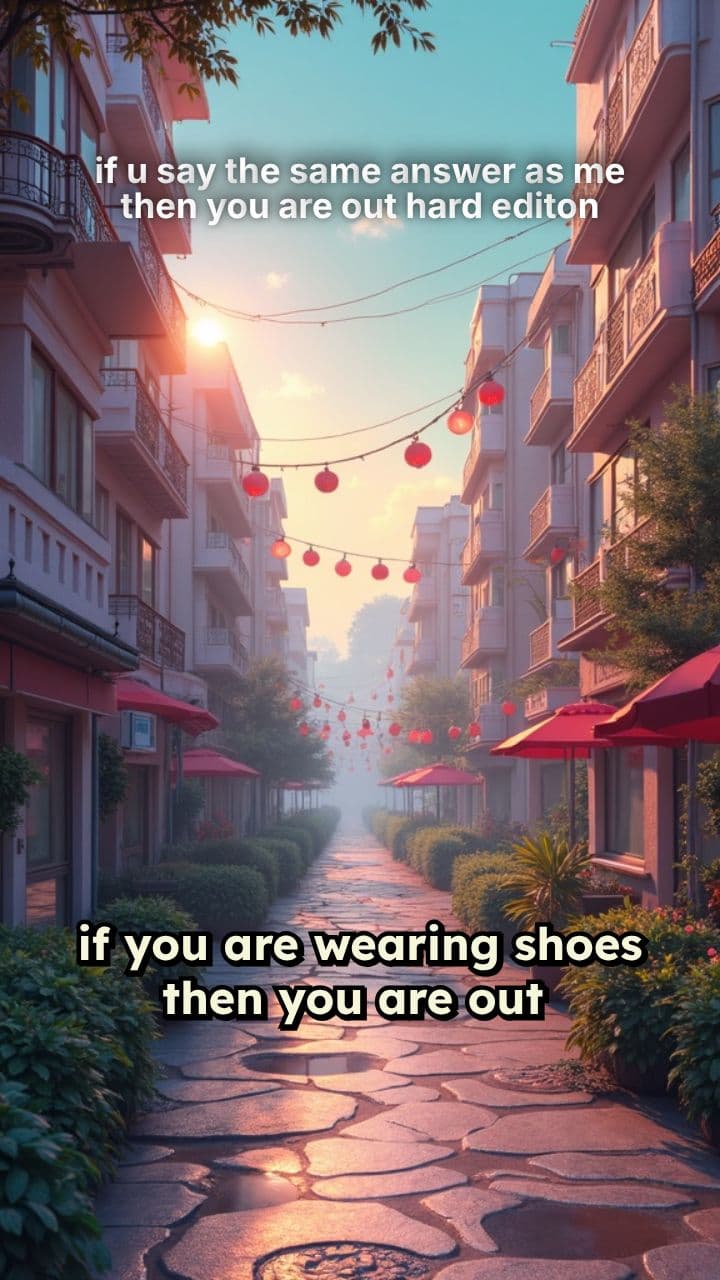 if u say the same answer as me then you are out hard editon