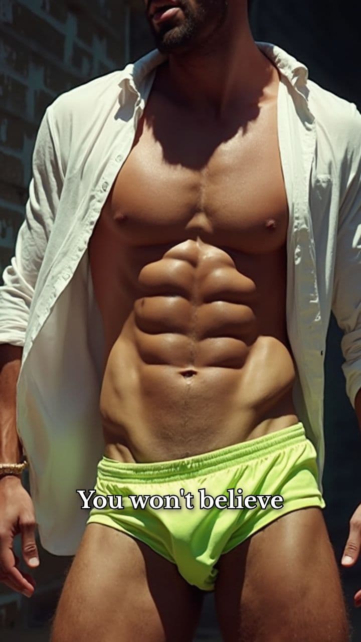 Mystery Man with Insane Abs Revealed!