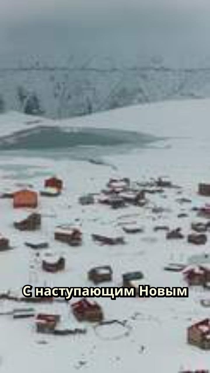 Новогоднее поздравление в стиле Гибли