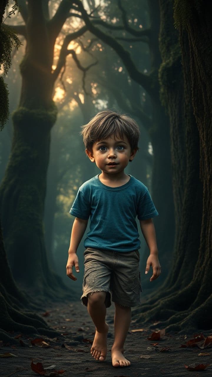 खोया लड़का और उसका नया पिता