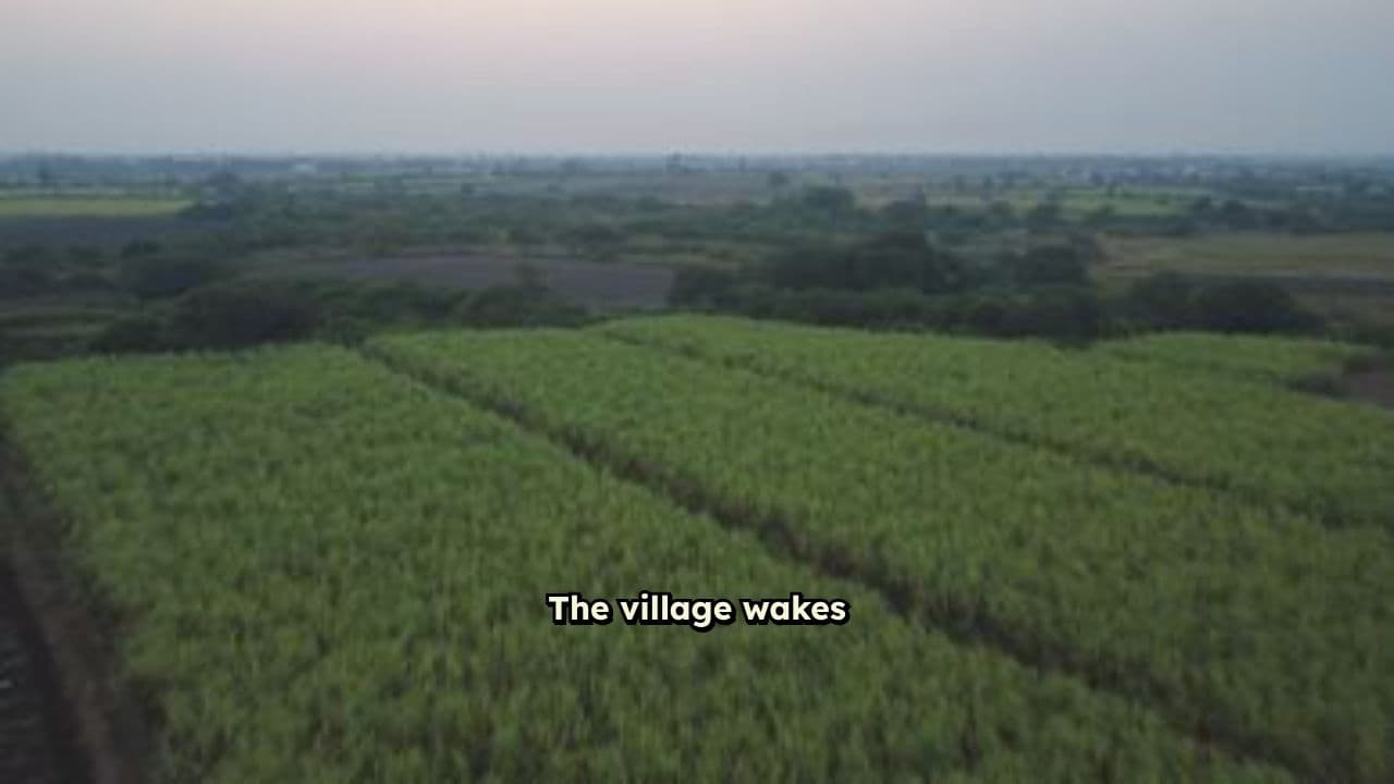 A Peaceful Morning in the Village