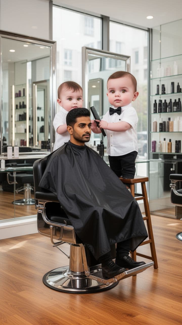 Baby Barber Wants a Match