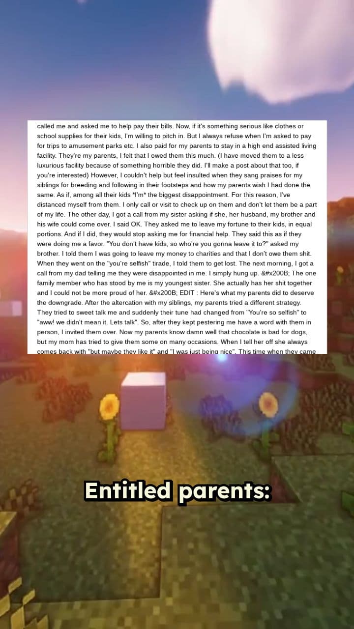 Entitled Family Demands My Wealth